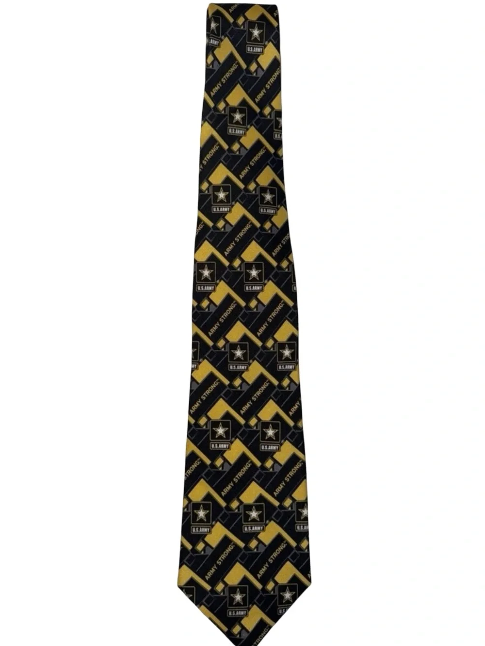 LARSON US Army Strong Themed Necktie 100% Silk 56